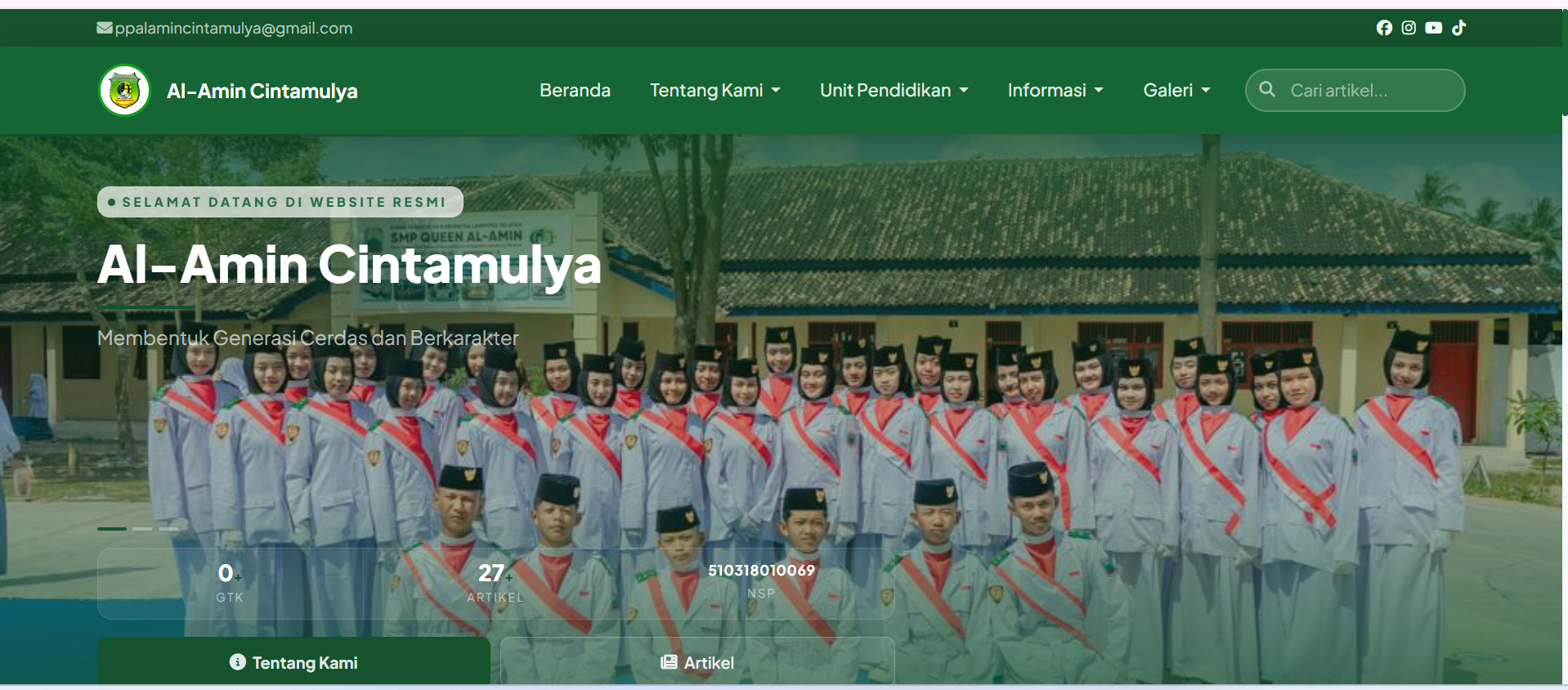 Website Al-Amin Cintamulya
